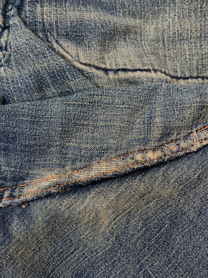 【中古品】【メンズ】 USED ユーズド DENIM PANT デニムパンツ メンズ ボトムス ジーンズ ジーパン 157-260612-em-06-min カラー：インディゴブルー 万代Net店