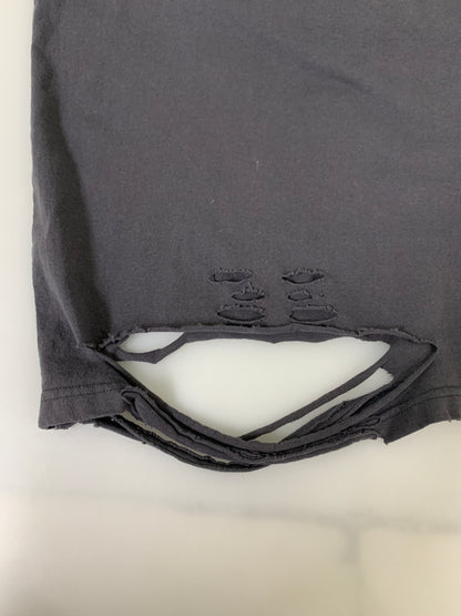 【中古品】【メンズ】 DISCOVERED ディスカバード LOOPING DAMAGE CUTSEWN DC-AW22-CU-06 ルーピング ダメージ カットソー メンズ トップス 長袖Tシャツ 140-260612-em-48-min サイズ：2 カラー：ダークグレー 万代Net店