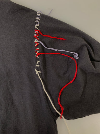 【中古品】【メンズ】 DISCOVERED ディスカバード LOOPING DAMAGE CUTSEWN DC-AW22-CU-06 ルーピング ダメージ カットソー メンズ トップス 長袖Tシャツ 140-260612-em-48-min サイズ：2 カラー：ダークグレー 万代Net店