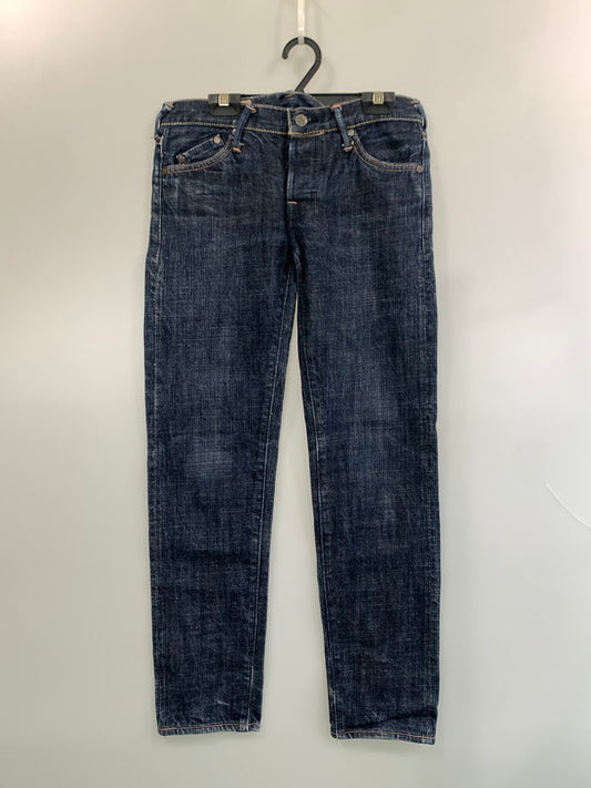 【中古品】【レディース】 EVISU YAMANE エヴィス ヤマメ 1972 DENIM PANT デニムパンツ レディース ボトムス ジーパン ジーンズ 171-260612-em-04-min サイズ：24×32 カラー：インディゴブルー 万代Net店