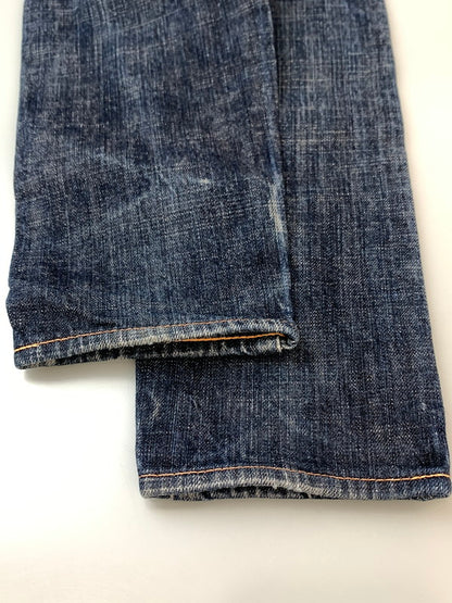 【中古品】【レディース】 EVISU YAMANE エヴィス ヤマメ 1972 DENIM PANT デニムパンツ レディース ボトムス ジーパン ジーンズ 171-260612-em-04-min サイズ：24×32 カラー：インディゴブルー 万代Net店