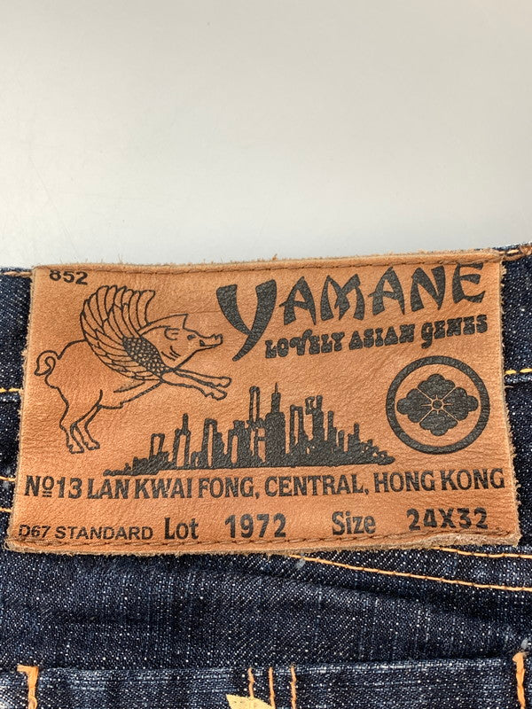 【中古品】【レディース】 EVISU YAMANE エヴィス ヤマメ 1972 DENIM PANT デニムパンツ レディース ボトムス ジーパン ジーンズ 171-260612-em-04-min サイズ：24×32 カラー：インディゴブルー 万代Net店