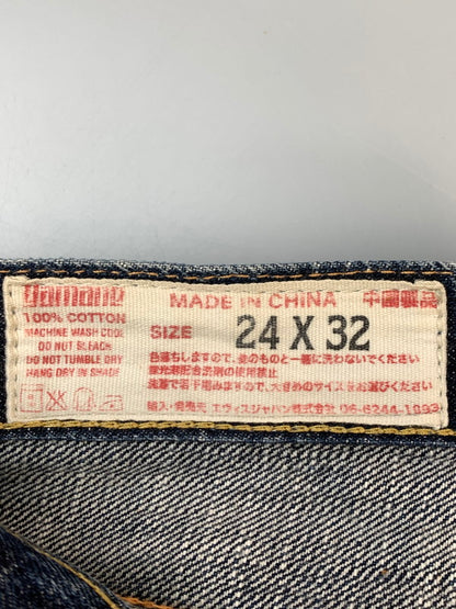 【中古品】【レディース】 EVISU YAMANE エヴィス ヤマメ 1972 DENIM PANT デニムパンツ レディース ボトムス ジーパン ジーンズ 171-260612-em-04-min サイズ：24×32 カラー：インディゴブルー 万代Net店