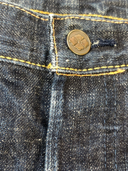 【中古品】【レディース】 EVISU YAMANE エヴィス ヤマメ 1972 DENIM PANT デニムパンツ レディース ボトムス ジーパン ジーンズ 171-260612-em-04-min サイズ：24×32 カラー：インディゴブルー 万代Net店