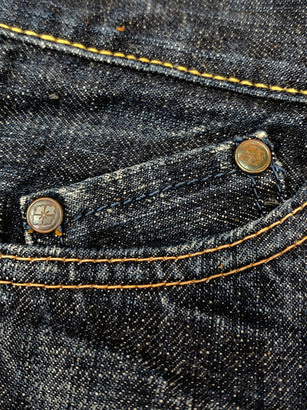 【中古品】【レディース】 EVISU YAMANE エヴィス ヤマメ 1972 DENIM PANT デニムパンツ レディース ボトムス ジーパン ジーンズ 171-260612-em-04-min サイズ：24×32 カラー：インディゴブルー 万代Net店