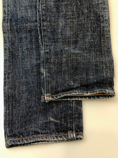【中古品】【レディース】 EVISU YAMANE エヴィス ヤマメ 1972 DENIM PANT デニムパンツ レディース ボトムス ジーパン ジーンズ 171-260612-em-04-min サイズ：24×32 カラー：インディゴブルー 万代Net店