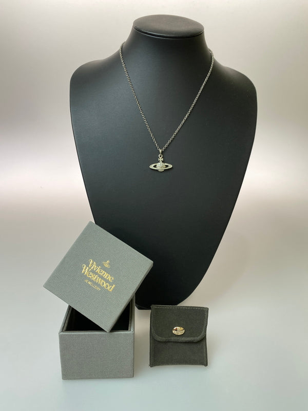 【中古品】【レディース】 VIVIENNE WESTWOOD ヴィヴィアンウエストウッド MINI BAS RELIEF NECKLACE ミニ バス レリーフ ネックレス 192-260615-em-22-min カラー：シルバー 万代Net店