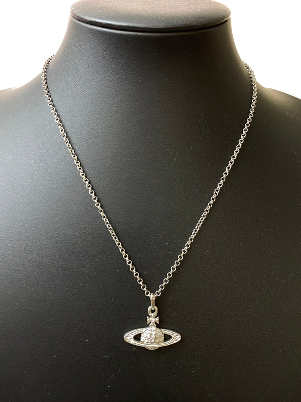 【中古品】【レディース】 VIVIENNE WESTWOOD ヴィヴィアンウエストウッド MINI BAS RELIEF NECKLACE ミニ バス レリーフ ネックレス 192-260615-em-22-min カラー：シルバー 万代Net店