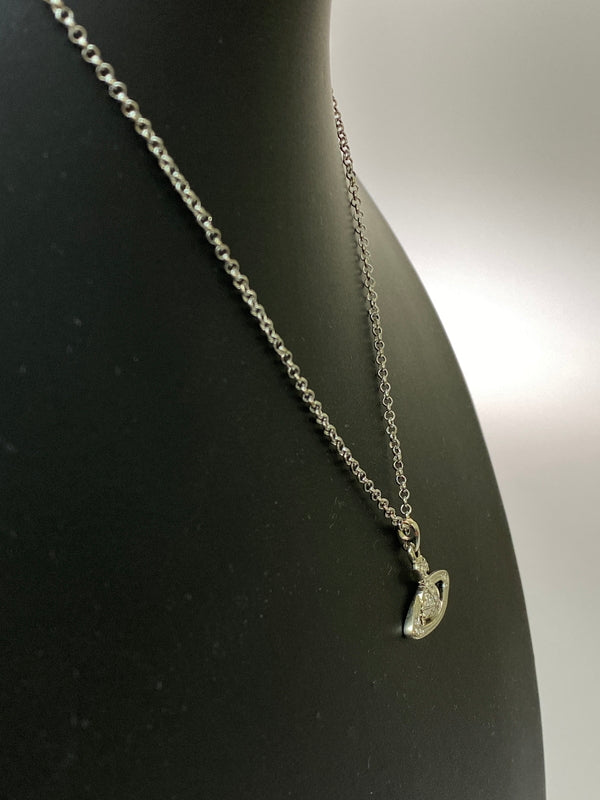 【中古品】【レディース】 VIVIENNE WESTWOOD ヴィヴィアンウエストウッド MINI BAS RELIEF NECKLACE ミニ バス レリーフ ネックレス 192-260615-em-22-min カラー：シルバー 万代Net店