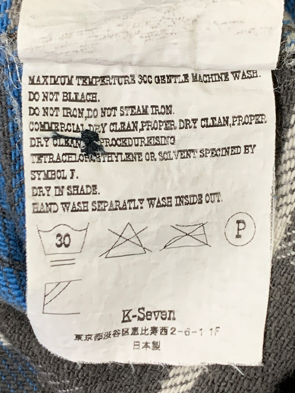 【中古品】【メンズ】 TENDERLOIN テンダーロイン FLANNEL SHIRT フェンネル シャツ メンズ 長袖シャツ トップス 142-260612-em-47-min サイズ：S カラー：ブルー/グレー系 万代Net店