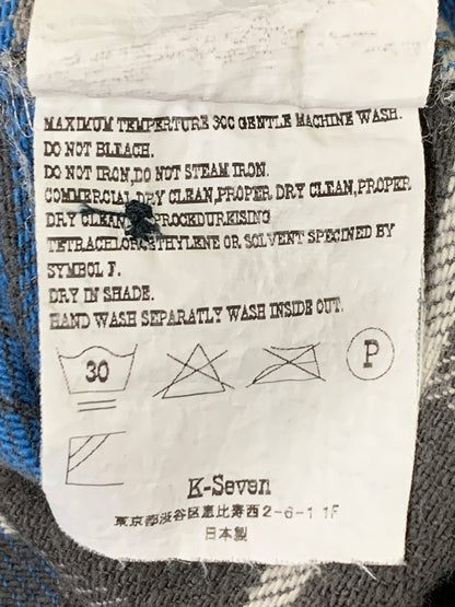 【中古品】【メンズ】 TENDERLOIN テンダーロイン FLANNEL SHIRT フェンネル シャツ メンズ 長袖シャツ トップス 142-260612-em-47-min サイズ：S カラー：ブルー/グレー系 万代Net店