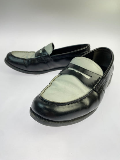 【中古品】【メンズ】 HAWKINS ホーキンス OLIVER LOAFER HL61002 オリバー ローファー 靴 165-260611-yn-09-min サイズ：27.5cm カラー：ブラック/ホワイト 万代Net店