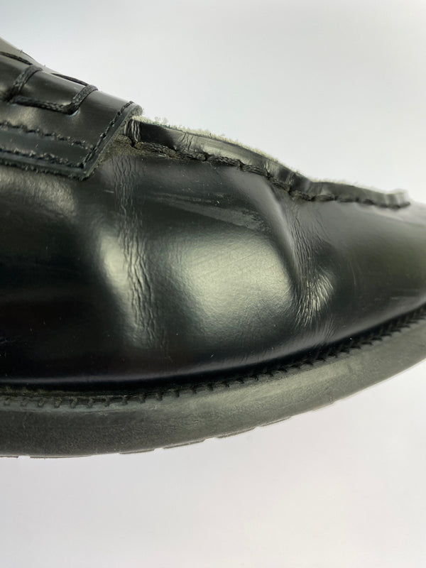 【中古品】【メンズ】 HAWKINS ホーキンス OLIVER LOAFER HL61002 オリバー ローファー 靴 165-260611-yn-09-min サイズ：27.5cm カラー：ブラック/ホワイト 万代Net店