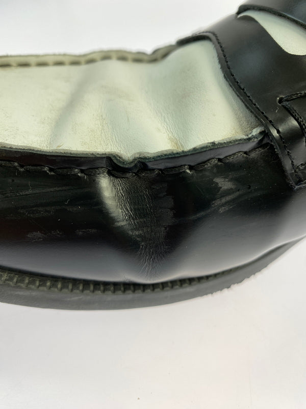 【中古品】【メンズ】 HAWKINS ホーキンス OLIVER LOAFER HL61002 オリバー ローファー 靴 165-260611-yn-09-min サイズ：27.5cm カラー：ブラック/ホワイト 万代Net店