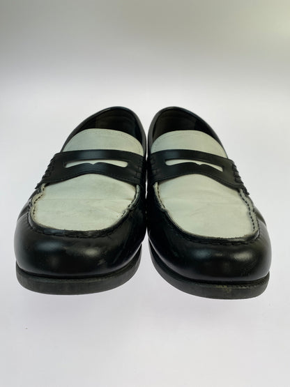 【中古品】【メンズ】 HAWKINS ホーキンス OLIVER LOAFER HL61002 オリバー ローファー 靴 165-260611-yn-09-min サイズ：27.5cm カラー：ブラック/ホワイト 万代Net店