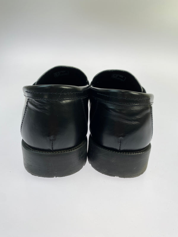 【中古品】【メンズ】 HAWKINS ホーキンス OLIVER LOAFER HL61002 オリバー ローファー 靴 165-260611-yn-09-min サイズ：27.5cm カラー：ブラック/ホワイト 万代Net店
