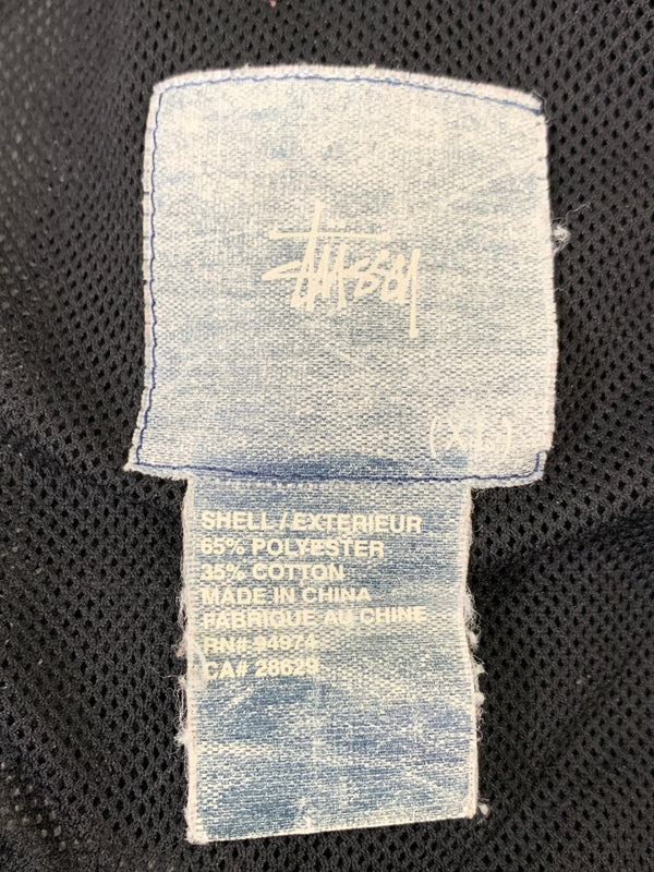 【現状渡し品】【メンズ】 STUSSY ステューシー 00S COTTON GIMMICK JACKET コットンギミックジャケット ナイロンジャケット 142-260615-kt-11-min サイズ：XL カラー：グレー 万代Net店