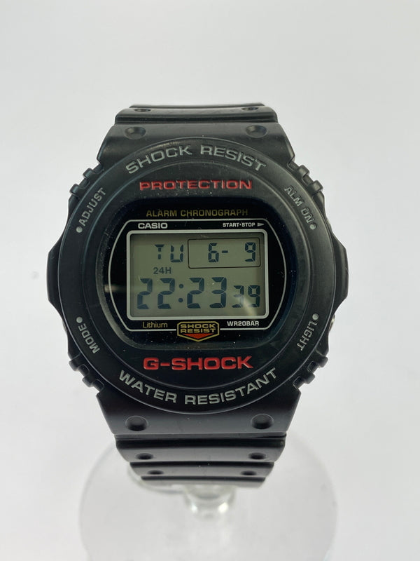 【中古品】【メンズ】 CASIO カシオ G-SHOCK 5700 SERIES DW-5750E-1JF ジーショック クウォーツウォッチ 腕時計 196-260611-yn-18-min カラー：ブラック 万代Net店