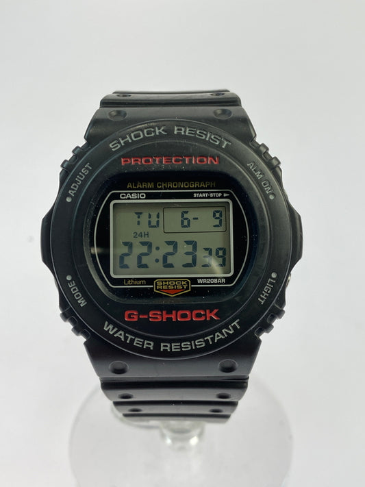 【中古品】【メンズ】 CASIO カシオ G-SHOCK 5700 SERIES DW-5750E-1JF ジーショック クウォーツウォッチ 腕時計 196-260611-yn-18-min カラー：ブラック 万代Net店
