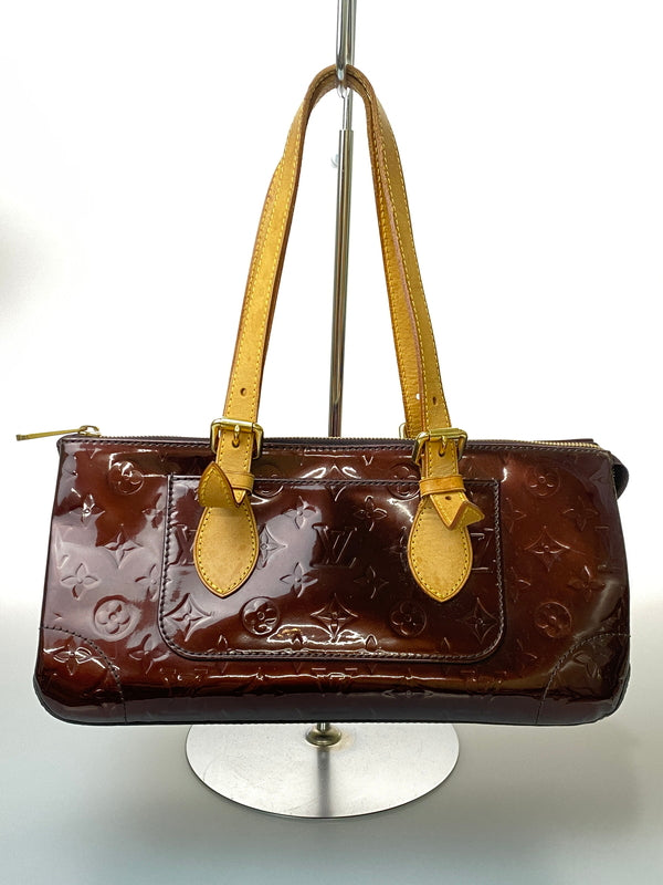 【現状渡し品】【レディース】 LOUIS VUITTON ルイ・ヴィトン モノグラム ヴェルニ ローズウッド アヴェニュー ショルダーバッグ M93510 レディース カバン 光沢 179-260615-em-17-min カラー：ワインレッド系 万代Net店