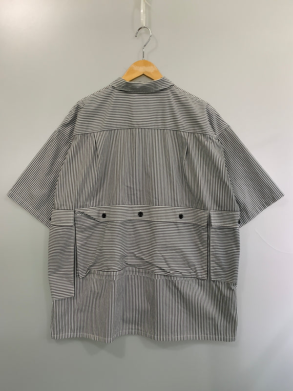 【中古品】【メンズ】 TENBOX テンボックス STRIPE DRUG DEALER SHIRT ストライプ ドラッグ ディーラー シャツ トップス 140-260618-jt-24-min サイズ：XL カラー：ストライプ 万代Net店