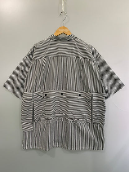 【中古品】【メンズ】 TENBOX テンボックス STRIPE DRUG DEALER SHIRT ストライプ ドラッグ ディーラー シャツ トップス 140-260618-jt-24-min サイズ：XL カラー：ストライプ 万代Net店