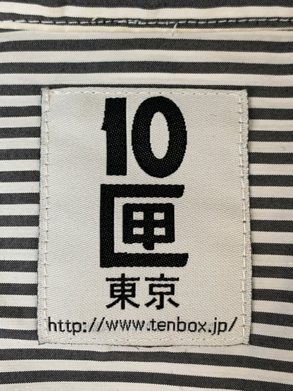 【中古品】【メンズ】 TENBOX テンボックス STRIPE DRUG DEALER SHIRT ストライプ ドラッグ ディーラー シャツ トップス 140-260618-jt-24-min サイズ：XL カラー：ストライプ 万代Net店