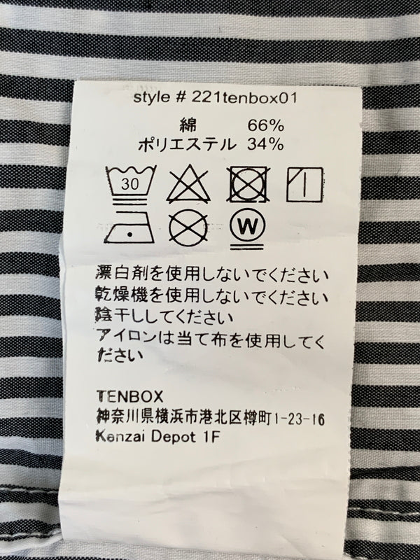 【中古品】【メンズ】 TENBOX テンボックス STRIPE DRUG DEALER SHIRT ストライプ ドラッグ ディーラー シャツ トップス 140-260618-jt-24-min サイズ：XL カラー：ストライプ 万代Net店