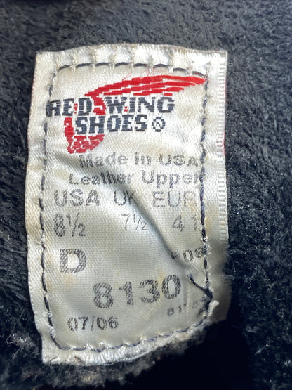 【現状渡し品】【メンズ】 RED WING レッド ウィング D8130 アイリッシュセッター ブーツ 靴 164-260618-jt-13-min サイズ：US 8 1/2 D カラー：ブラック 万代Net店