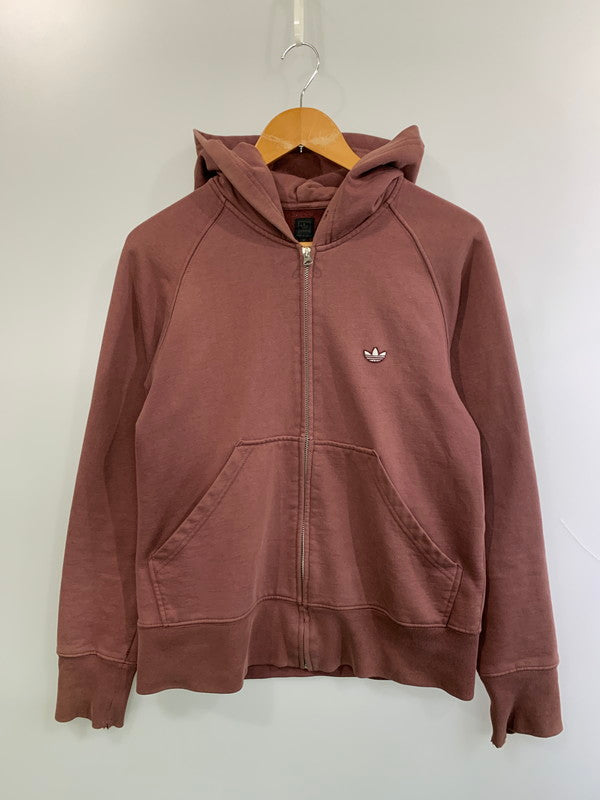 【現状渡し品】【メンズ】 ADIDAS アディダス 90S ZIP HOODIE ジップフーディ パーカー スウェット 146-260611-kt-13-min サイズ：M カラー：ブラウン系 万代Net店