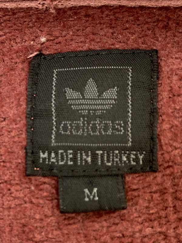 【現状渡し品】【メンズ】 ADIDAS アディダス 90S ZIP HOODIE ジップフーディ パーカー スウェット 146-260611-kt-13-min サイズ：M カラー：ブラウン系 万代Net店
