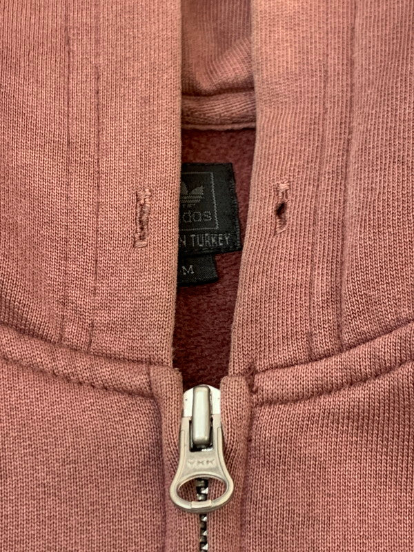 【現状渡し品】【メンズ】 ADIDAS アディダス 90S ZIP HOODIE ジップフーディ パーカー スウェット 146-260611-kt-13-min サイズ：M カラー：ブラウン系 万代Net店