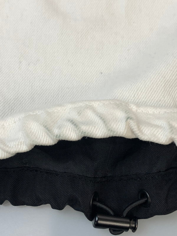 【中古品】【メンズ】 ALEXANDERWANG アレキサンダーワン ハイブリッドカーゴパンツ メンズ デニム ナイロン ボトムス 168-260612-em-07-min サイズ：24 カラー：ホワイト/ブラック 万代Net店