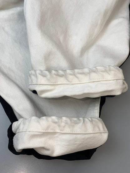 【中古品】【メンズ】 ALEXANDERWANG アレキサンダーワン ハイブリッドカーゴパンツ メンズ デニム ナイロン ボトムス 168-260612-em-07-min サイズ：24 カラー：ホワイト/ブラック 万代Net店