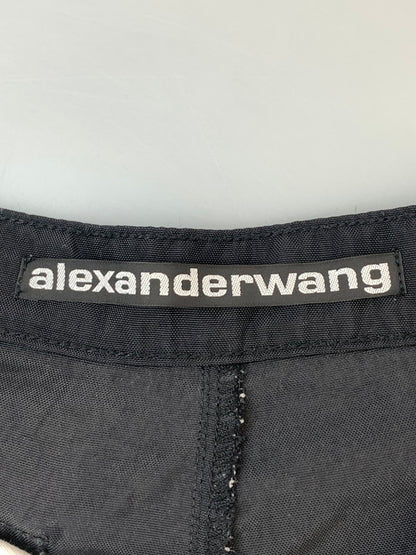 【中古品】【メンズ】 ALEXANDERWANG アレキサンダーワン ハイブリッドカーゴパンツ メンズ デニム ナイロン ボトムス 168-260612-em-07-min サイズ：24 カラー：ホワイト/ブラック 万代Net店