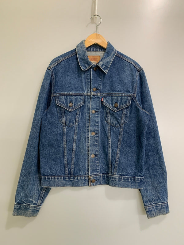 【中古品】【メンズ】 LEVI'S 71205-0217 リーバイス DENIM JACKET デニムジャケット Gジャン 146-260615-kt-01-min サイズ：44L カラー：ブルー 万代Net店