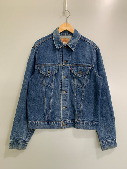 【中古品】【メンズ】 LEVI'S 71205-0217 リーバイス DENIM JACKET デニムジャケット Gジャン 146-260615-kt-01-min サイズ：44L カラー：ブルー 万代Net店