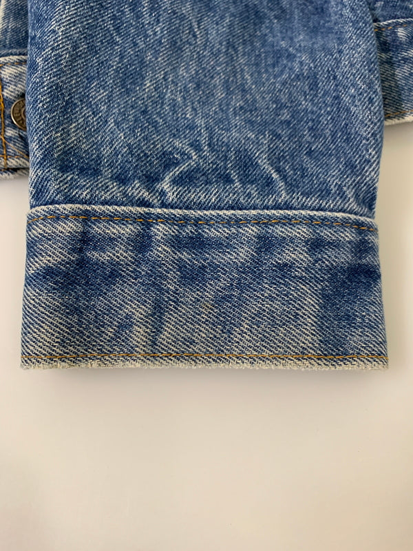 【中古品】【メンズ】 LEVI'S 71205-0217 リーバイス DENIM JACKET デニムジャケット Gジャン 146-260615-kt-01-min サイズ：44L カラー：ブルー 万代Net店