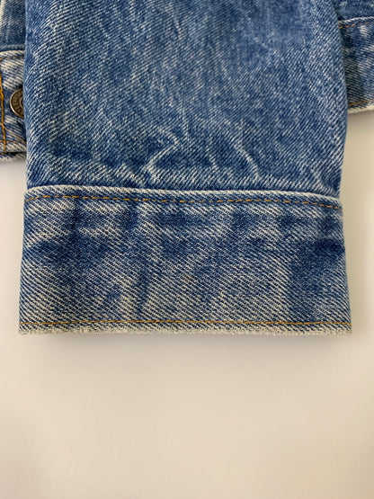 【中古品】【メンズ】 LEVI'S 71205-0217 リーバイス DENIM JACKET デニムジャケット Gジャン 146-260615-kt-01-min サイズ：44L カラー：ブルー 万代Net店
