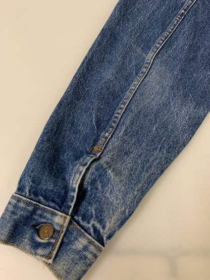 【中古品】【メンズ】 LEVI'S 71205-0217 リーバイス DENIM JACKET デニムジャケット Gジャン 146-260615-kt-01-min サイズ：44L カラー：ブルー 万代Net店