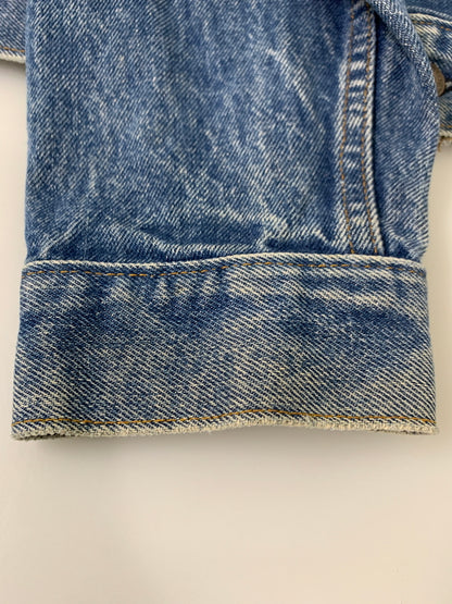 【中古品】【メンズ】 LEVI'S 71205-0217 リーバイス DENIM JACKET デニムジャケット Gジャン 146-260615-kt-01-min サイズ：44L カラー：ブルー 万代Net店
