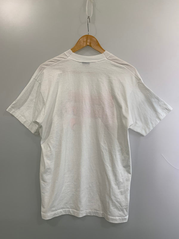 【中古品】【メンズ】 NEWPORT ニューポート PRINT TEE プリントTシャツ 半袖Tシャツ 146-260611-kt-11-min サイズ：XL カラー：ホワイト 万代Net店