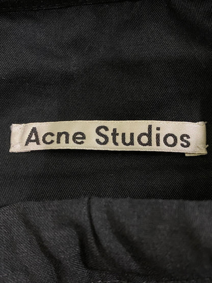 【中古品】【メンズ】 ACNE STUDIOS アクネ ストゥディオズ ARI SH TR WO SHORT PANT アリ ショート トラウザーズ ウール ショートパンツ メンズ ボトムス 短パン 半ズボン 151-260615-em-12-min サイズ：46 カラー：ダークグレー 万代Net店