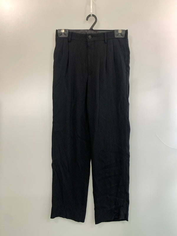 【中古品】【メンズ】 ISSEY MIYAKE MEN イッセイミヤケ メン RAYON混PANT ME12FF546 レーヨン混パンツ メンズ ボトムス 151-260612-em-01-min サイズ：1 カラー：ブラック 万代Net店