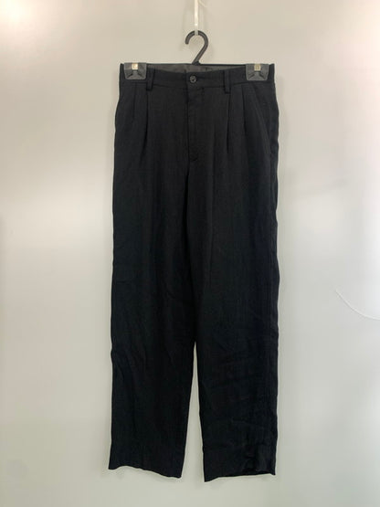 【中古品】【メンズ】 ISSEY MIYAKE MEN イッセイミヤケ メン RAYON混PANT ME12FF546 レーヨン混パンツ メンズ ボトムス 151-260612-em-01-min サイズ：1 カラー：ブラック 万代Net店