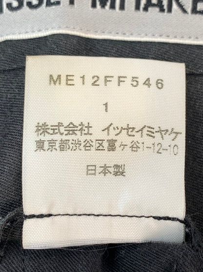 【中古品】【メンズ】 ISSEY MIYAKE MEN イッセイミヤケ メン RAYON混PANT ME12FF546 レーヨン混パンツ メンズ ボトムス 151-260612-em-01-min サイズ：1 カラー：ブラック 万代Net店