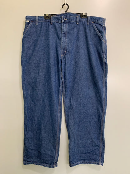 【現状渡し品】【メンズ】 CARHARTT カーハート FRB 13 DNM DENIM PAINTER PANTS FLAME RESISTANT デニム ペインターパンツ フレイムレジスタント 157-260615-kt-07-min サイズ：52×32 カラー：ブルー 万代Net店