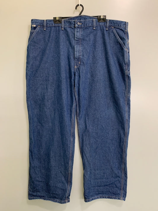 【現状渡し品】【メンズ】 CARHARTT カーハート FRB 13 DNM DENIM PAINTER PANTS FLAME RESISTANT デニム ペインターパンツ フレイムレジスタント 157-260615-kt-07-min サイズ：52×32 カラー：ブルー 万代Net店