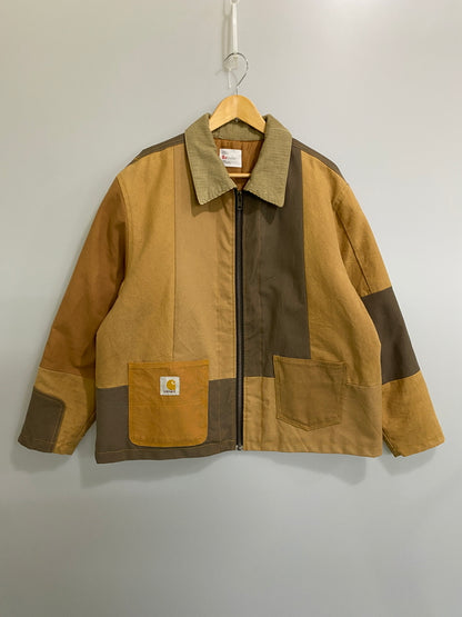 【中古品】【メンズ】 MR. REMAKE MAN ミスターリメイクマン REMAKE ZIP JACKET リメイク ジップ ジャケット メンズ アウター 140-260615-em-10-min カラー：キャメル 万代Net店
