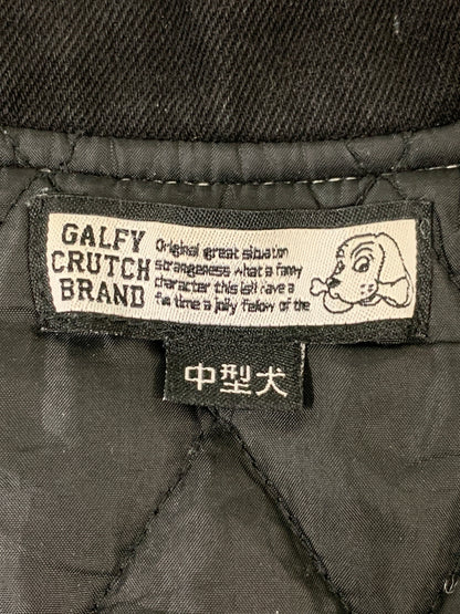 【中古品】【メンズ】 GALFY ガルフィー 134020 ガルスモデニムブルゾン デニムジャケット 142-260615-kt-06-min サイズ：L カラー：ブラック 万代Net店